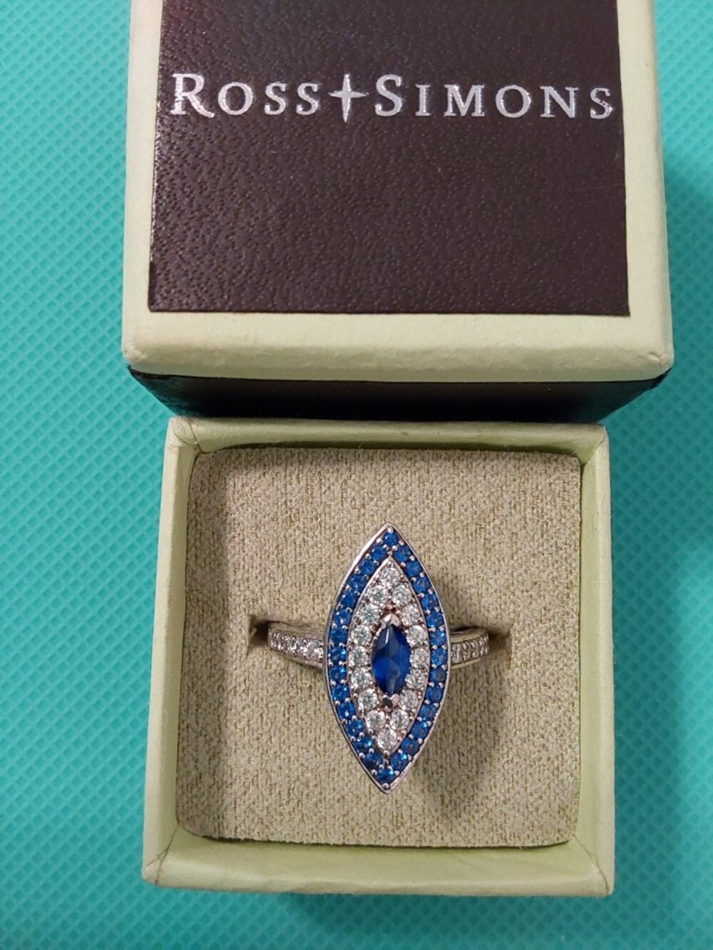EVIL EYE RING ROSS SIMONS JEWELRY 2015 GORGEOUS - Picture 3 of 15